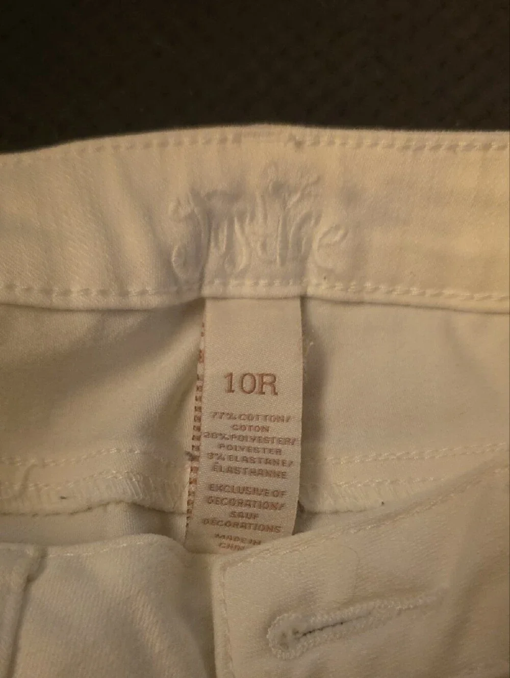 JUSTICE Girls White Cotton Blend Shorts